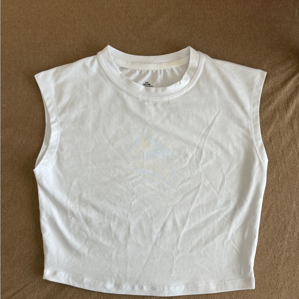 White Sleeveless Women's Top